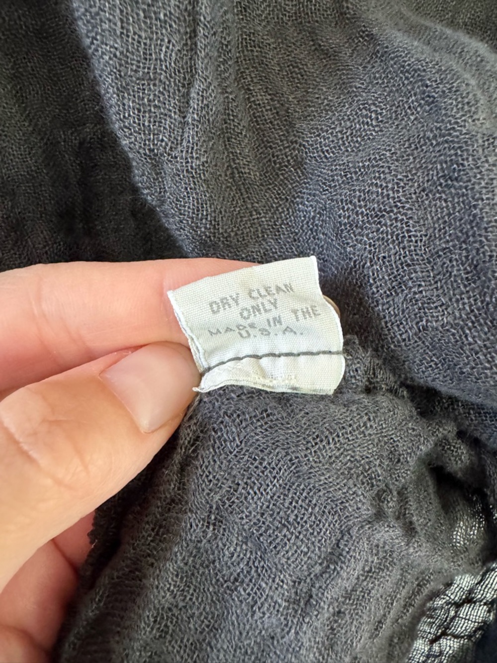 Krista Larson Tank Top Linen Asymmetrical Gray Lagenlook Layering Shirt One Size - Picture 5 of 7